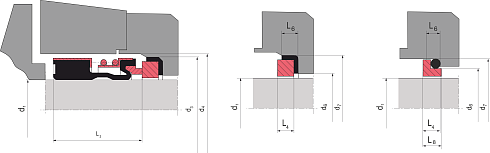 Торцевое уплотнение 2100S M 10 CAR/SIC/VITON в Перми фото