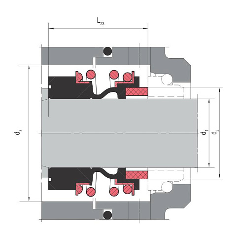 Торцевое уплотнение MG12-12 G60 BVPGG в Перми фото
