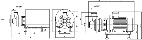 Самовсасывающий насос CIP-L-10-3