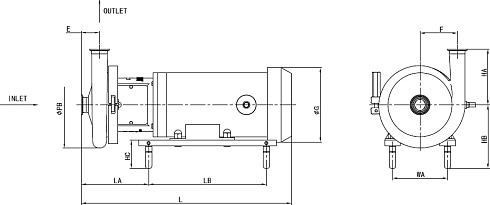Центробежный насос SCLX35-2